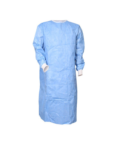 Isolation Gown with Knitted Cuff